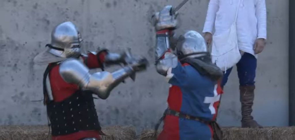 Medieval Historical Combat Reenactment Video Footage